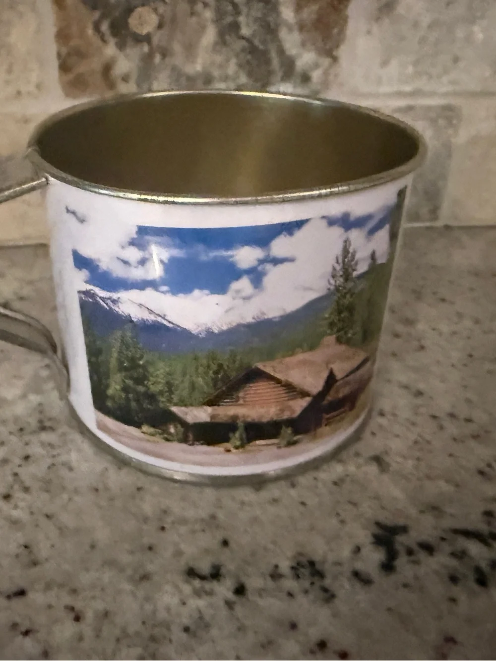 Vintage Set of Bonanza Ponderosa Ranch Tin Mug Cups With Cartwrights Western